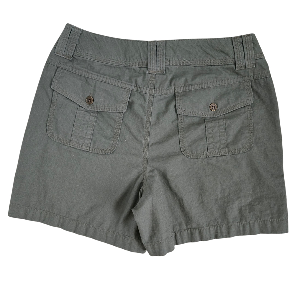 St. John's Bay Women's Cargo Shorts in Gray
